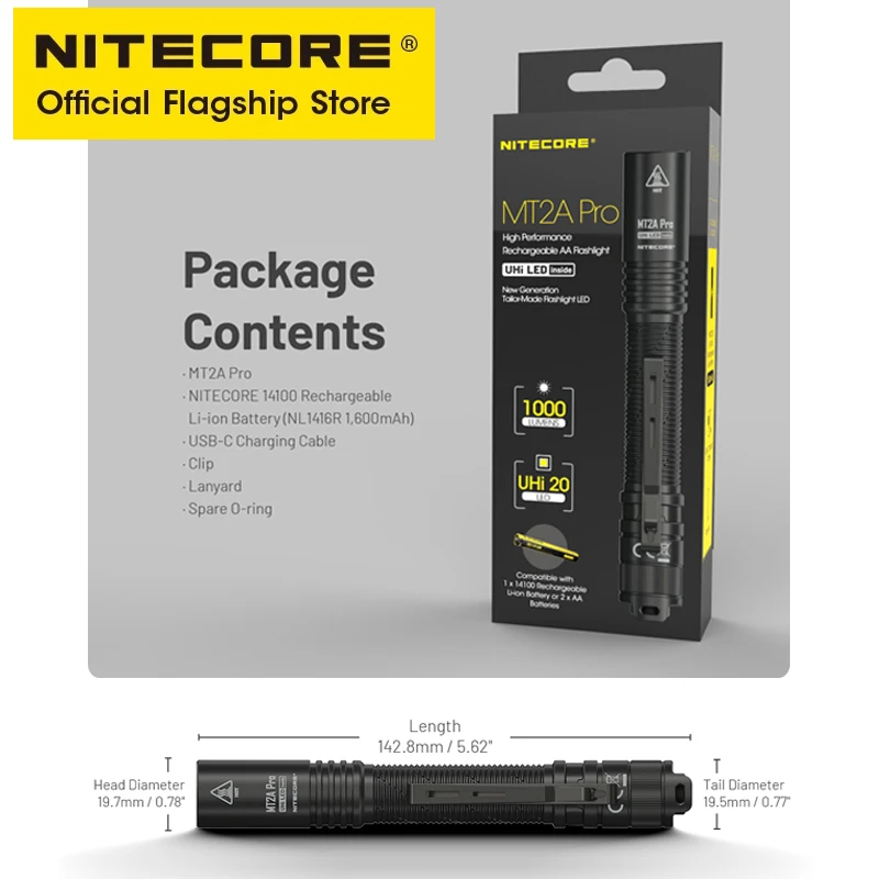 Рисунок 6 - Карманный фонарик NITECORE MT2A