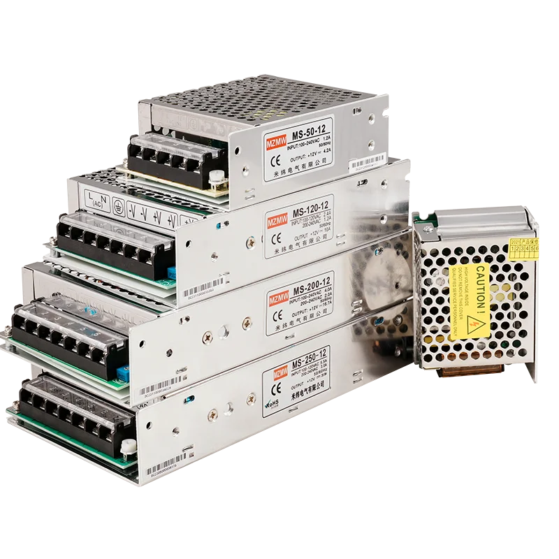 Universal LED Transformer Switching Power Supply (110/220V AC to DC 12V/24V) - Efficient SMPS for Various Wattages