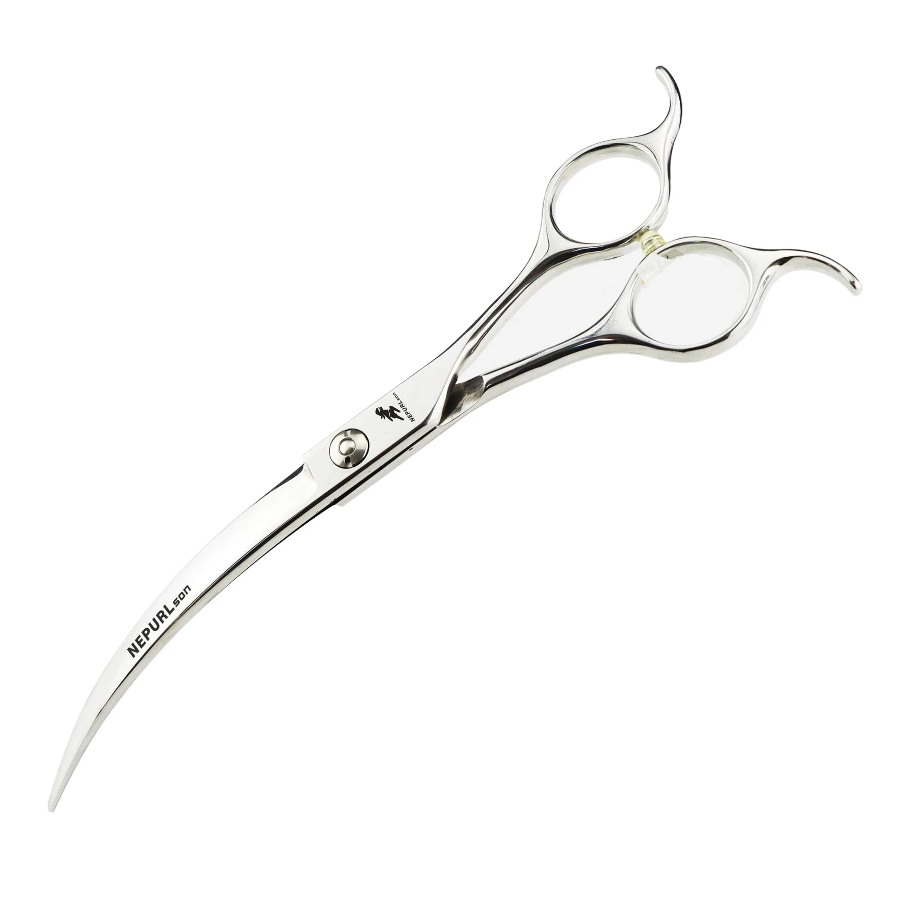 Dog Grooming Scissors Dog Grooming Scissors Kit Pet Grooming Scissors Protector Dog Grooming Scissors Professional 7" Big Curved Scissors Pet Groomer Dog Beauty Shears