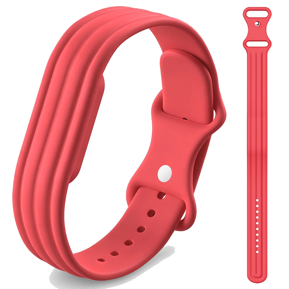Silicone Loop Fitness Tracker Sports Wristband Replacement Bracelet Accessories