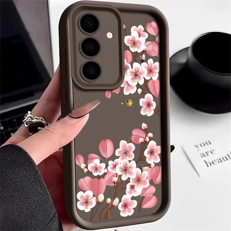 Peach Blossom Soft TPU Phone Case Cover