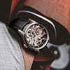 JINLERY Mechanical Watch for Men Luxury Tourbillon Hand Wind Watches Male Fashion Skeleton Wristwatch Waterproof Relogio Masculi 5