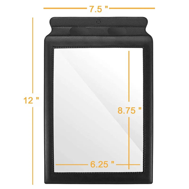 Description Picture 6 of itemA4 Lenses Large Sheet Magnifier Magnifying Glass Book Reading Lens Page Glass Lens Magnification Aid Fresnel Lentes Magnifier