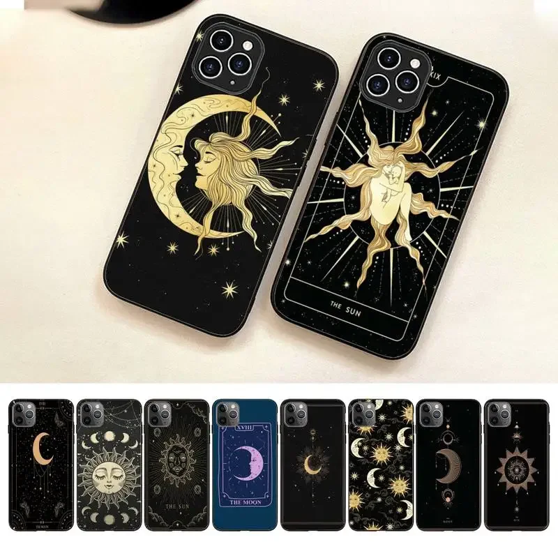 Moon Tarot Mystery Phone Case Per Iphone 7 8 Plus X Xr Xs 11 12 13 Se2020 Mini Mobile Iphone 14 Pro Max Case