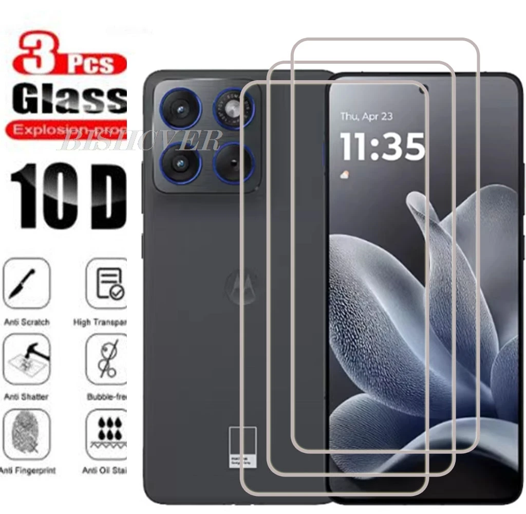 Premium 3-Pack Tempered Glass Screen Protector for Motorola Edge and G Series