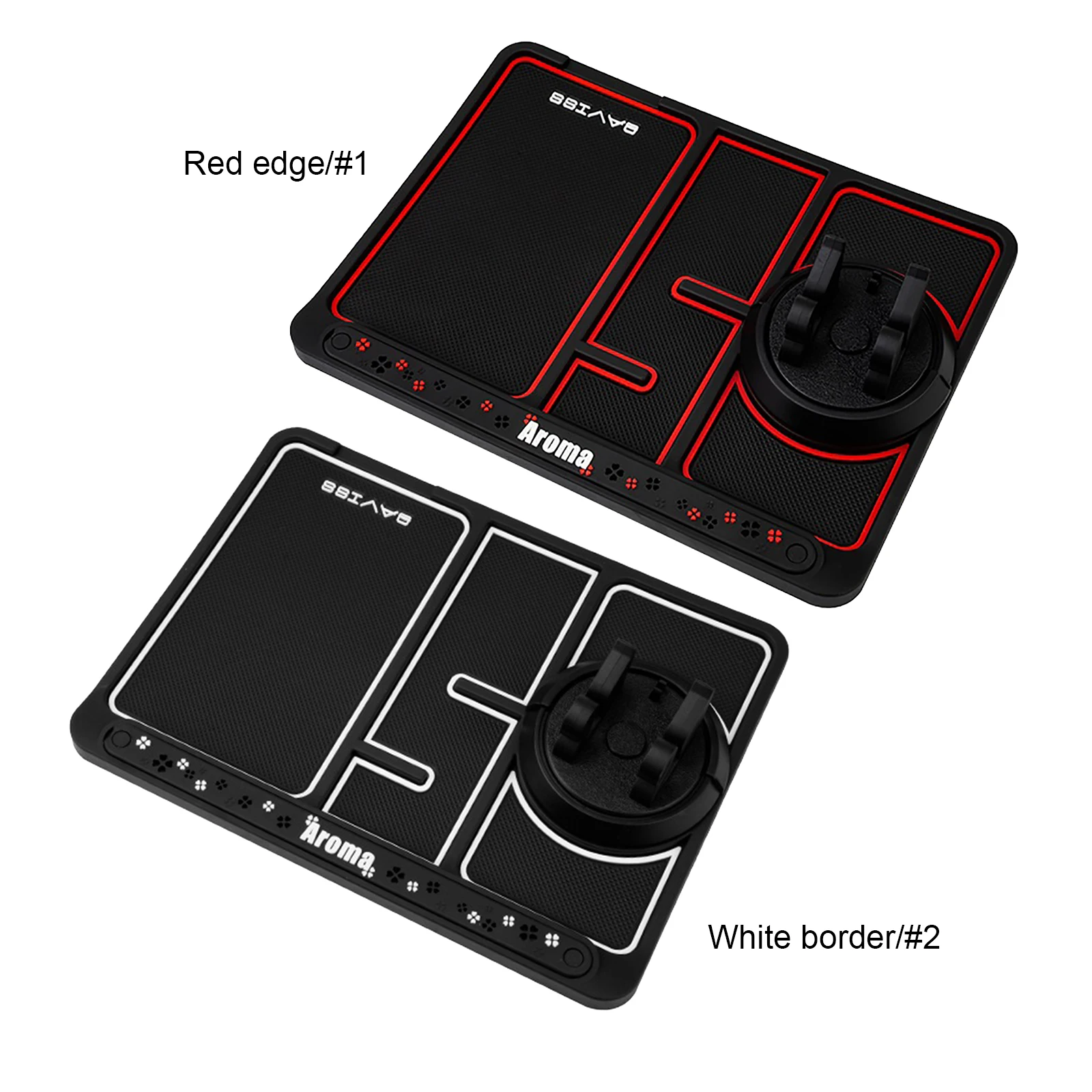 Dash Phone Holder Multifunctional Car Anti-Slip Mat Auto Phone Holder Non Slip Sticky Dash Phone Mount Parking Number Card Dashboard Car Pad Mat