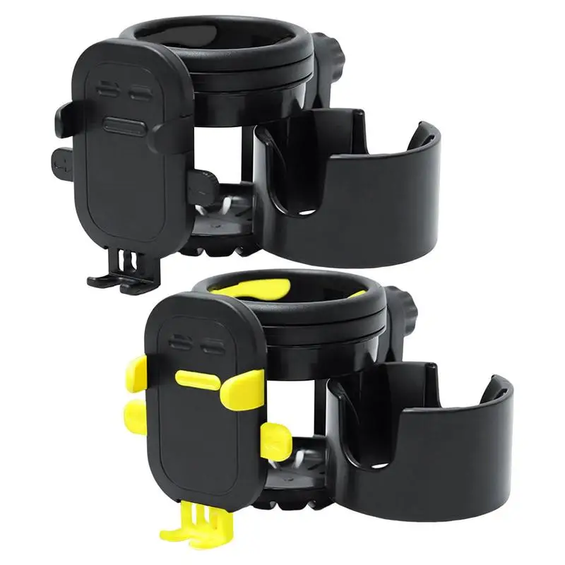 

Держатель для чашки на коляску, поддержка телефона, держатель для бутылки с молоком, для напитков, конверсионные 2 чашки, универсальные аксессуары для детской коляски