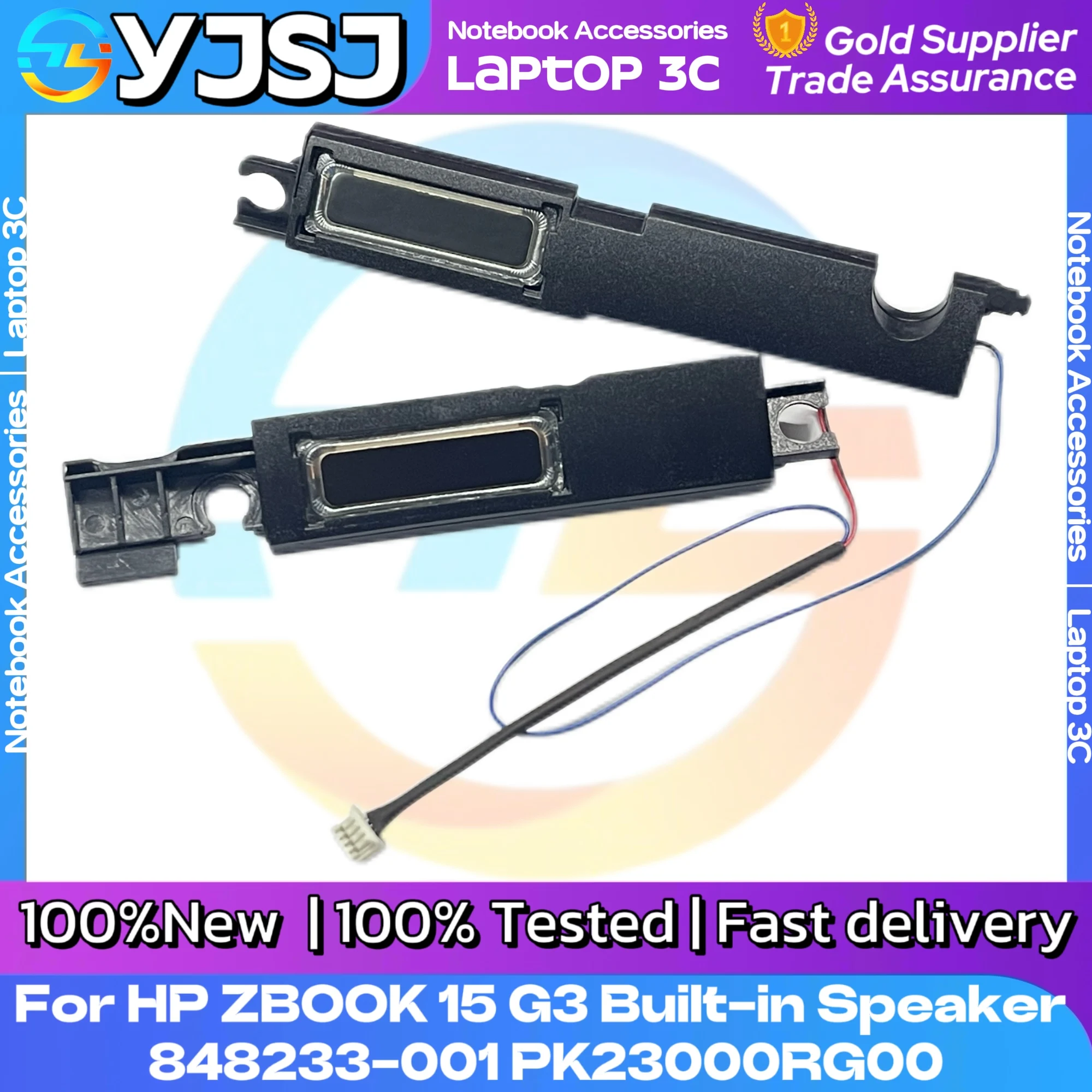 Original Laptop Speaker Built-in Speaker Audio For HP ZBOOK 15 G3 ZBOOK15 G3 848233-001 PK23000RG00