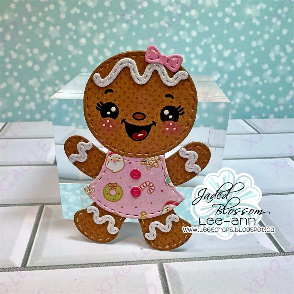 Gnome Friends Gingerbread Holiday Metal Cutting Dies for Crafts and Scrapbooking