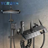 YCRAYS Grey Digital Display Thermostatic Shower Set Black Faucet Rainfall Bathtub Tap For Bathroom Accessories Hot Cold Mixer 1
