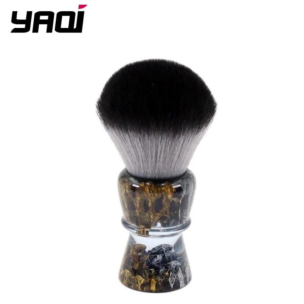 Yaqi ROCKS 28mm Synthetic Hair Resin Handle Men Wet Shaving Brush