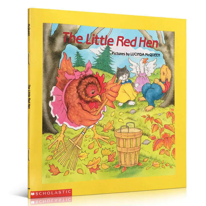 

Milu Original English Picture Book The Little Red Hen Children's