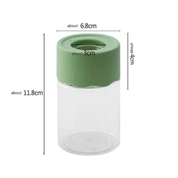 Hydroponic Seedling Nursery Kit - Clear Plastic Plant Pots (Green)