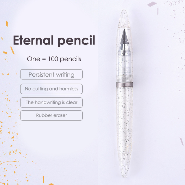 Durable HB Eternal Pencil Without Ink Unlimited Writing Inkless Pen Environment Friendly Office Supplies School Stationery