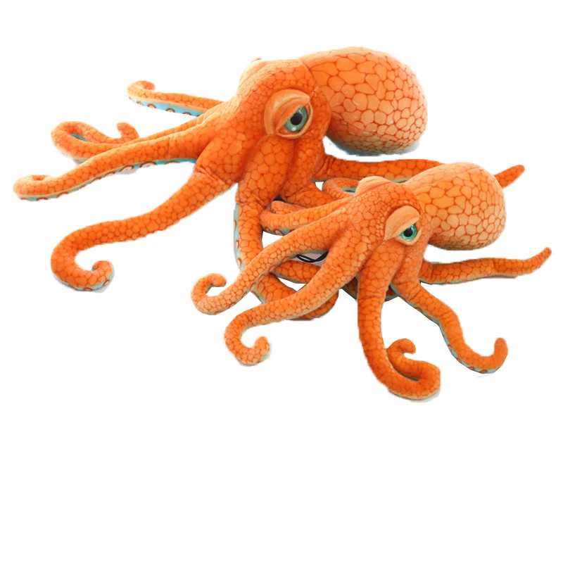 Simulation Marine Life Octopus Tucked Stuffed Toy Animal Doll Funny Octopus Doll Realistic Squid High Quality Gift for Friends