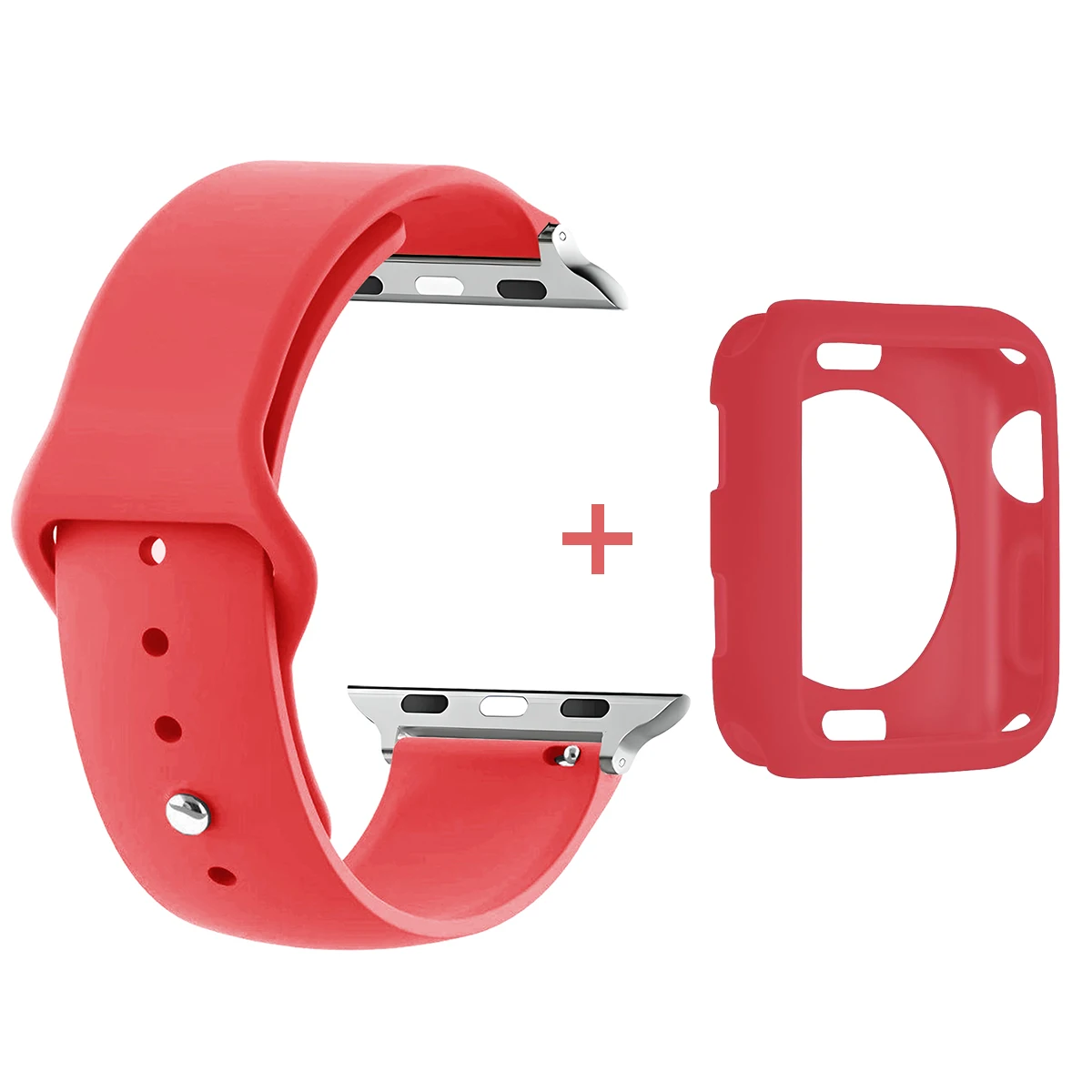 Premium TPU Watch Case & Stylish Strap with Screen Protector