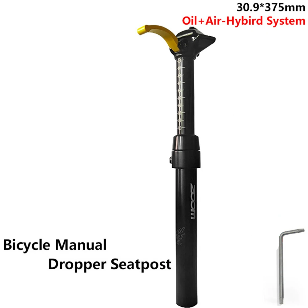 

Shock Absorber Seat Tube Seatpost Cycling Accessories Adjustable Control Hydraulic Manual Seatpost Zoom Dropper
