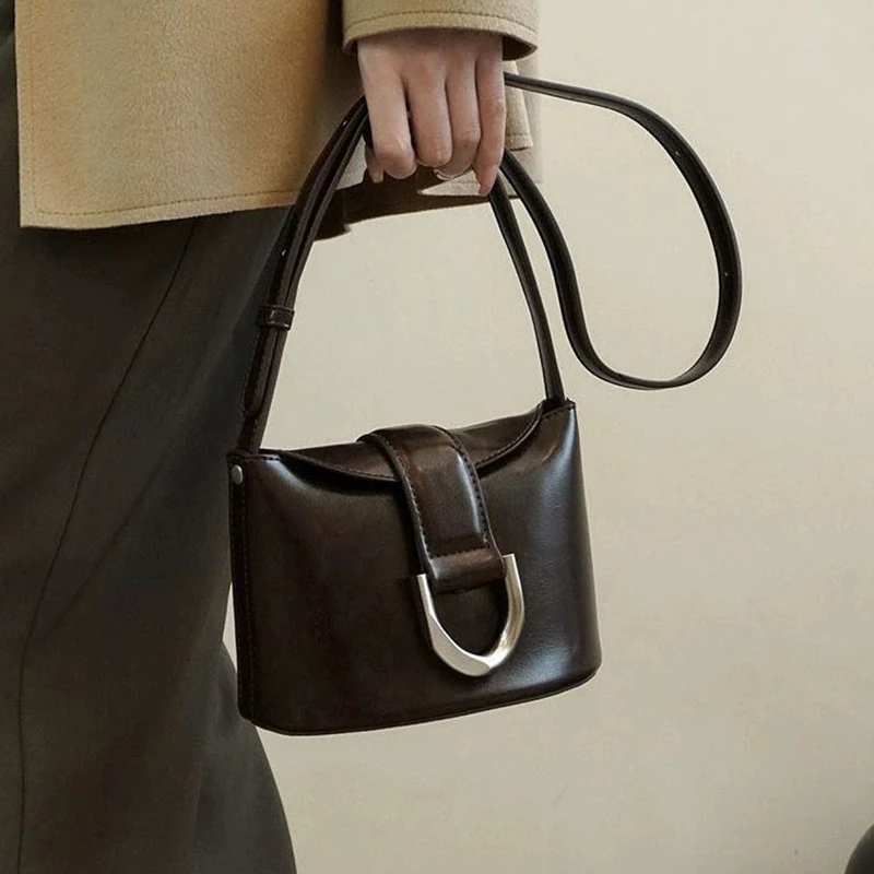 Mini PU Leather Crossbody Bag Fashion New Vintage Shoulder Bags Commuter High-quality Crossbody Bags For Women