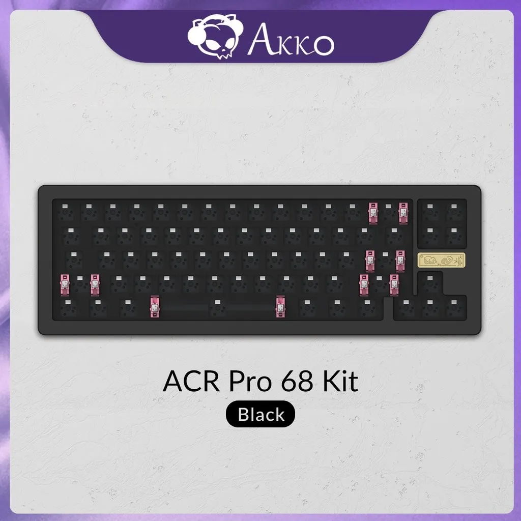 Akko-acr pro 68カスタムキーボードキット,RGBバックライト付き