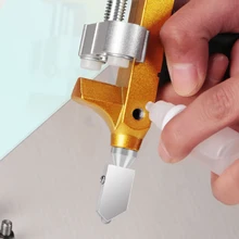 

Diamond Glass Cutter for Glass Tile Cutting 2 In 1 Glass Cutter Set Manual Construction Tool Tile Cutter Whole Set
