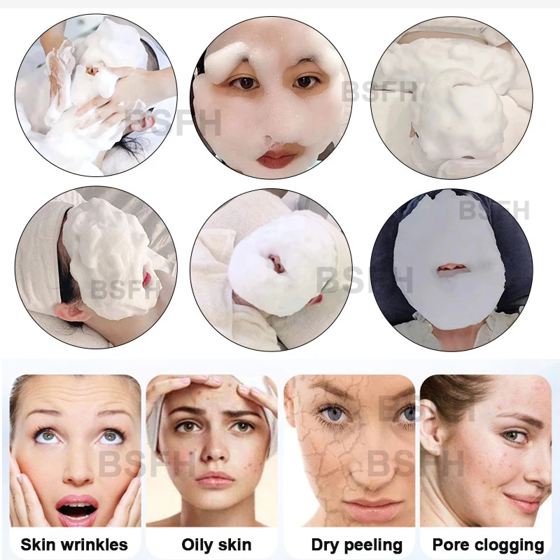 Magic Oxygen Bubble Beauty Instrument Facial Cleaning Mite Removal White Rejuvenation SPA Beauty Salon Management Device Machine 5