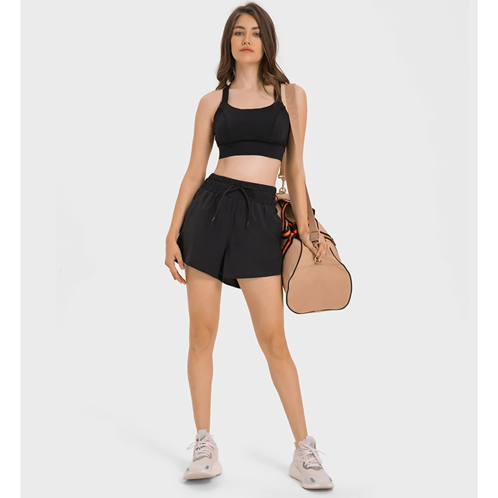 

Влагоотводящий, впитывающий пот, водяное охлаждение, шорты для йоги, спортивные брюки и тот же высокопрочный амортизирующий спортивный бюстгальтер