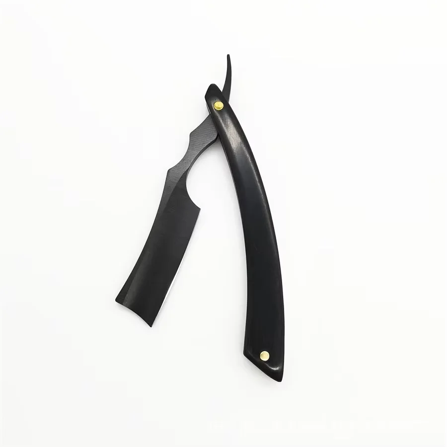 Gerade Kante Barber Razor Haarschnitt Bart Augenbraue Rasieren Werkzeug Manuelle Enthaarung Rasiermesser Falten Rasieren Bart Cutter Geschenk – Detail 12