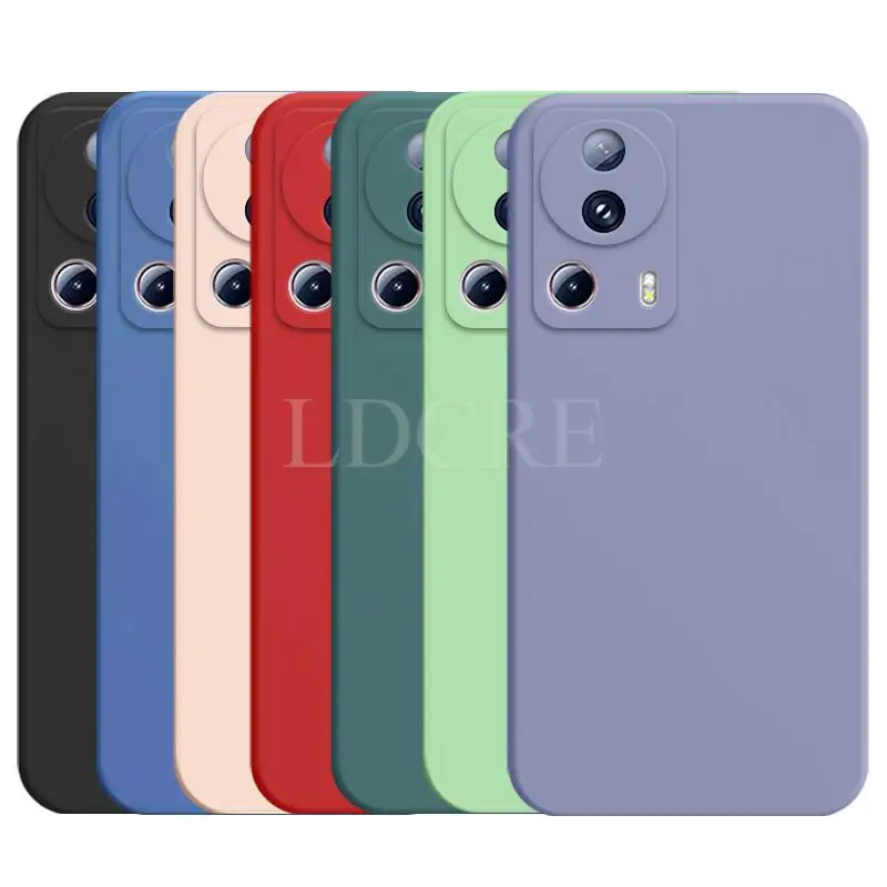 Xiaomi 13 Lite Liquid Silicone Protective Phone Case - TPU Rubber Coque Cover