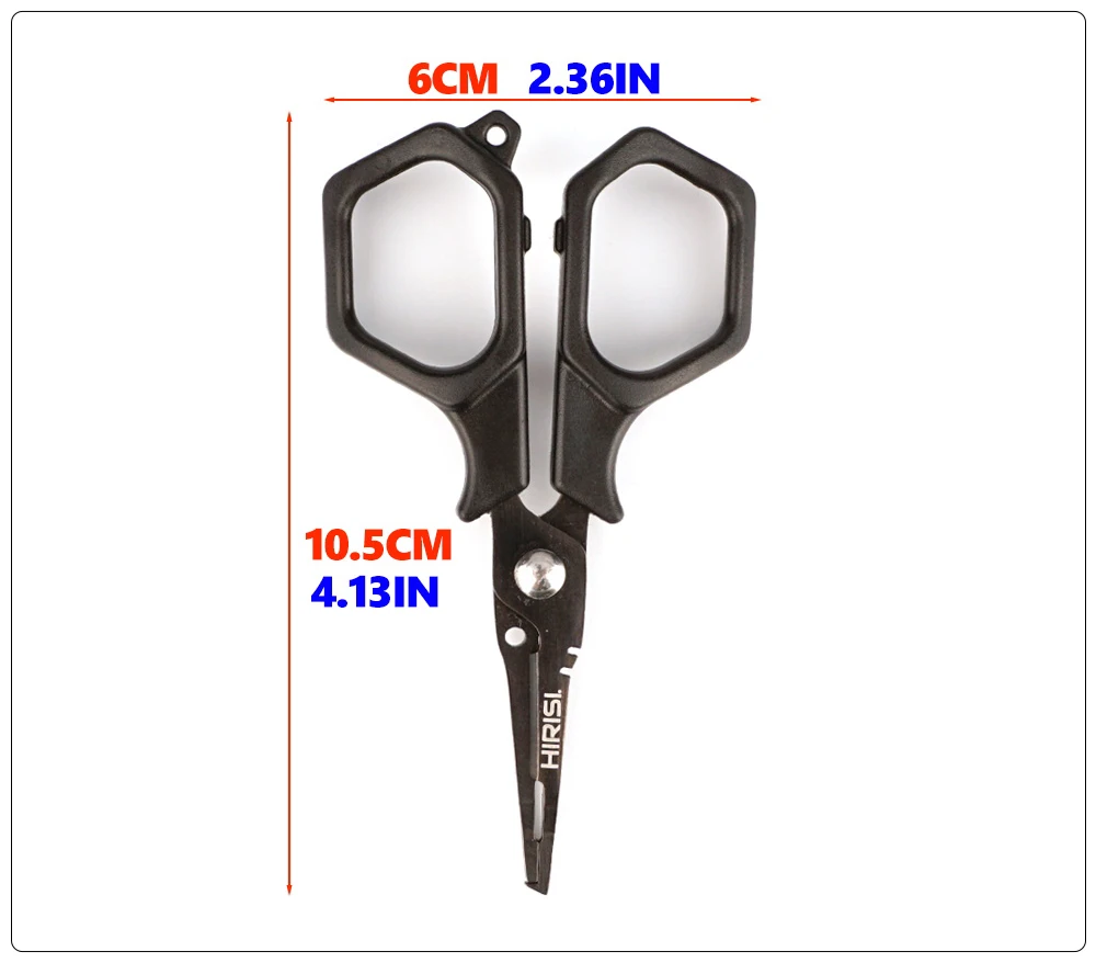 Hirisi Karpfen Angelschnur Schere Edelstahl Multi-Funktionale Cut PE Linie Angeln Haken Remover Angeln Zangen Cutter Werkzeuge – Detail 9
