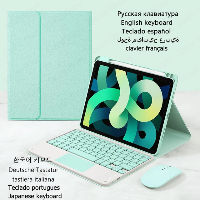 Touchpad Keyboard for Funda iPad 10 Generacion 2022 Keyboard Case for iPad  10 9 2022 Case 10th Generacion 10.9'' Funda Teclado - AliExpress