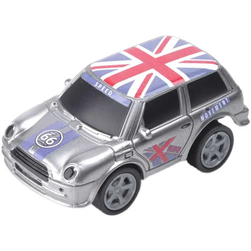 4D 조립 1/72 자동차 모델 스티커 포함, 소년 조립 슬라이딩 Q 버전 장난감, 12 PCs/세트