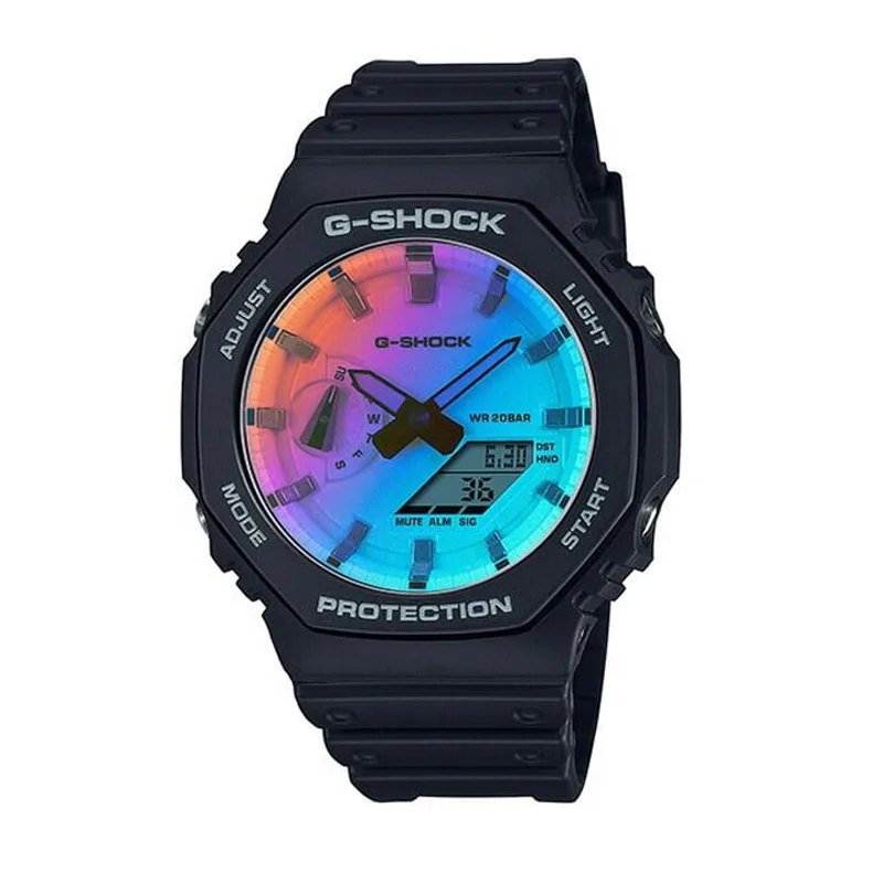 G-SHOCK GA 2100 Men's Watches Quartz Fashion Casual Multi-functional Shockproof LED Dial Dual Display Outdoor Sports Man Watch