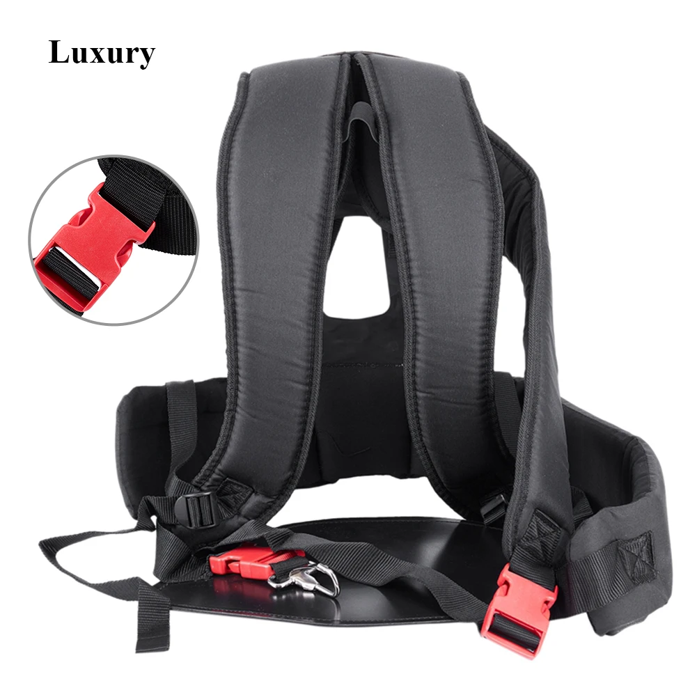 Grass Cutter Accessory Double Shoulder Strap Harness For Brush Cutter Lawn Mower Shoulder Strap Strimmer Adjustable Band Harness