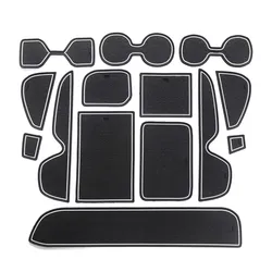 Anti - Slip Gate Slot Cup Mat & Door Groove Pad - Car Interior Accessories - JP (NO 20RAV4 WHITE)