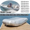 Inflatable Boat Cover V Shape Waterproof Dustproof AntiUV Rain Snow Dinghy Fishing Rubber Boat Marine BoatUniversal Kayak Cover 1