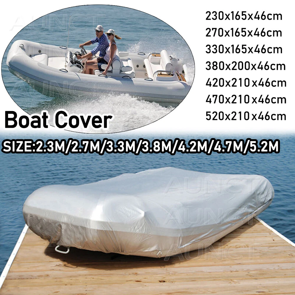 Inflatable Boat Cover V Shape Waterproof Dustproof AntiUV Rain Snow