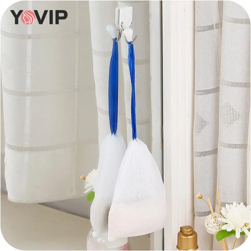 10Pcs Mesh Soap Bag Saver Pouch Bar Soap Exfoliating Mesh Bags For Shower Bubble Foam Net Pocket Color Random 6