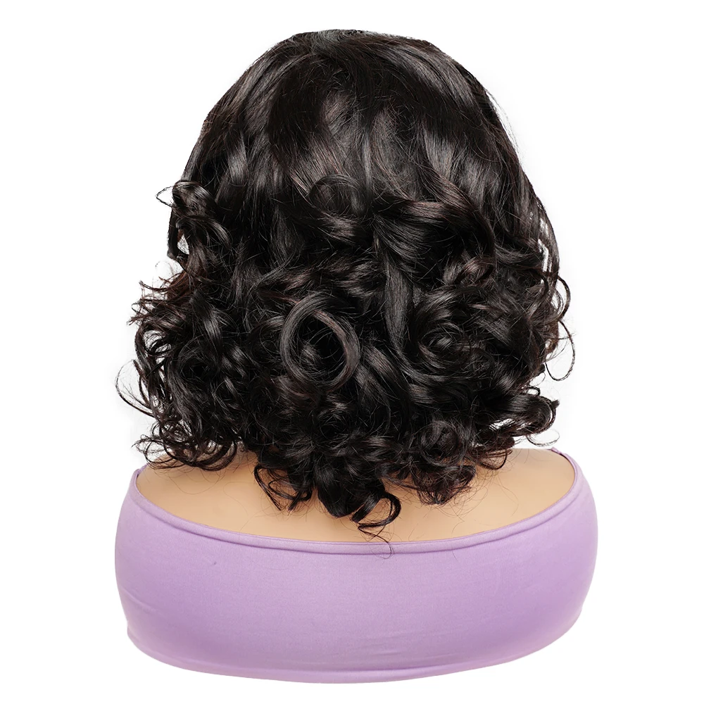 Loose Wave Human Hair Wigs 250% Density 5X5 HD Transparent Lace Frontal Wig For Black Women Brazilian Remy Hair