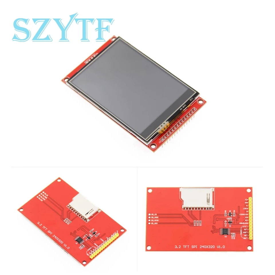 3.2 Inch SPI Serial Port LCD Screen TFT Display Screen Color Module 240*320 ILI9341 with Touch