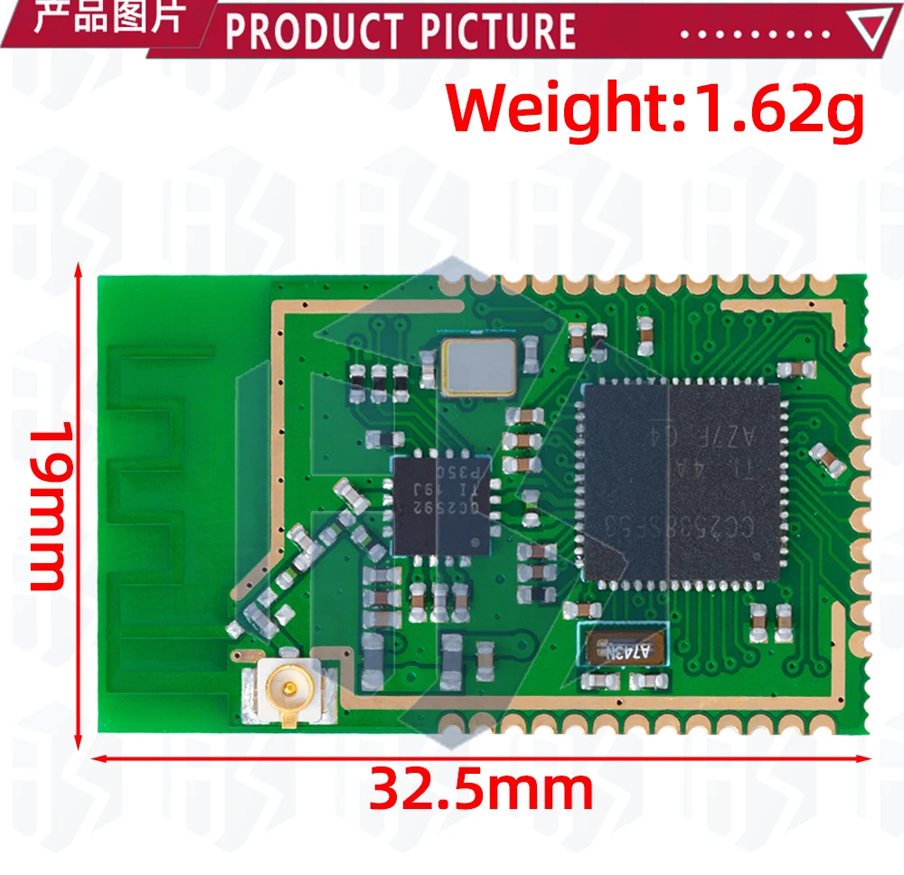 CC2538SF53RTQR CC2538 CC2592 PA Zigbee Funkmodul CC2538SF53 Hochleistungs-2,4-GHz-Funkmodul für Arduino – Detail 6