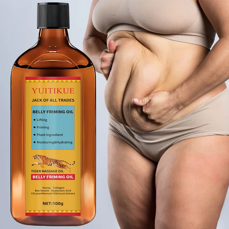 100g Belly Firming Oil - Suitable for everyone, firms and moisturizes the skin, locks in moisture, leaves the skin soft, refined