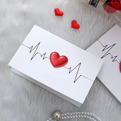 Elegant Valentine's Day Greeting Card for Her - Perfect for Weddings, Anniversaries, and Special Occasions (C)