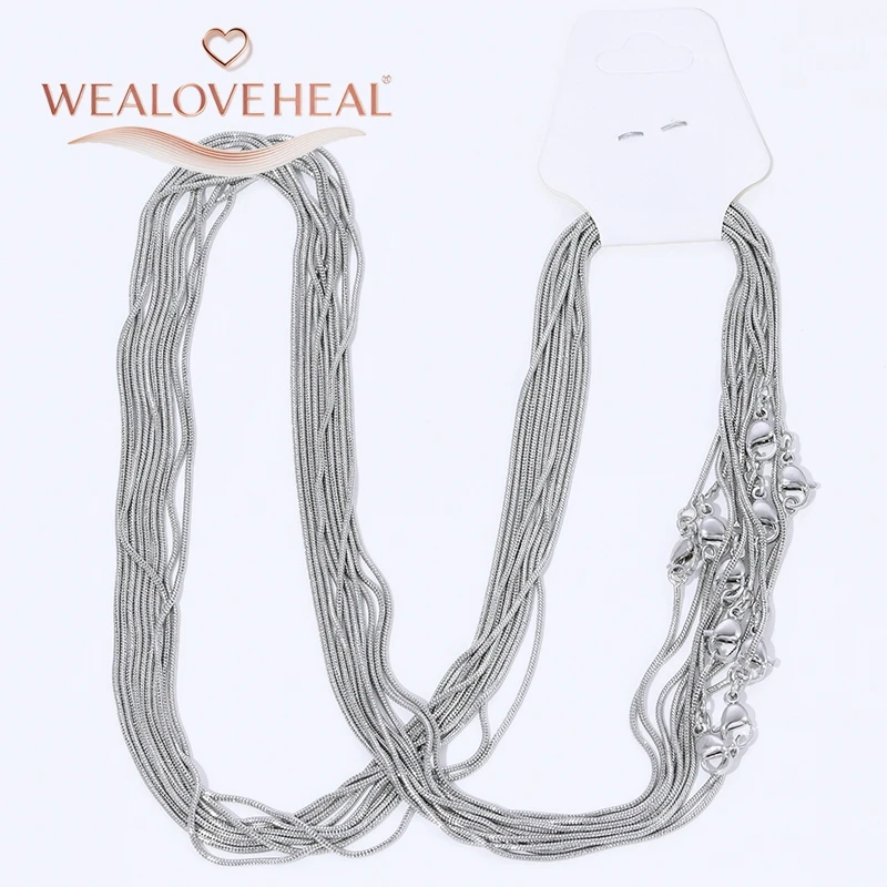 Luxus 18K vergoldetes Messing Metall 60cm lange Halskette Ketten DIY Schmuck, Karabinerverschluss Kabelkette für Damen Herren Accessoires – Detail 16