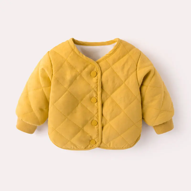 flocking cotton-padded clothes boy baby coat thickening cotton-padded jacket of the girls baby winter clothes the children