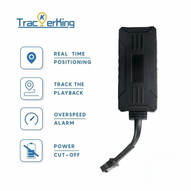 TrackerKing G109 2G Mini GPS Tracker Stop Start Acc Alarm Free Tracking APP Tracking Device Cut Oil Motorcyle