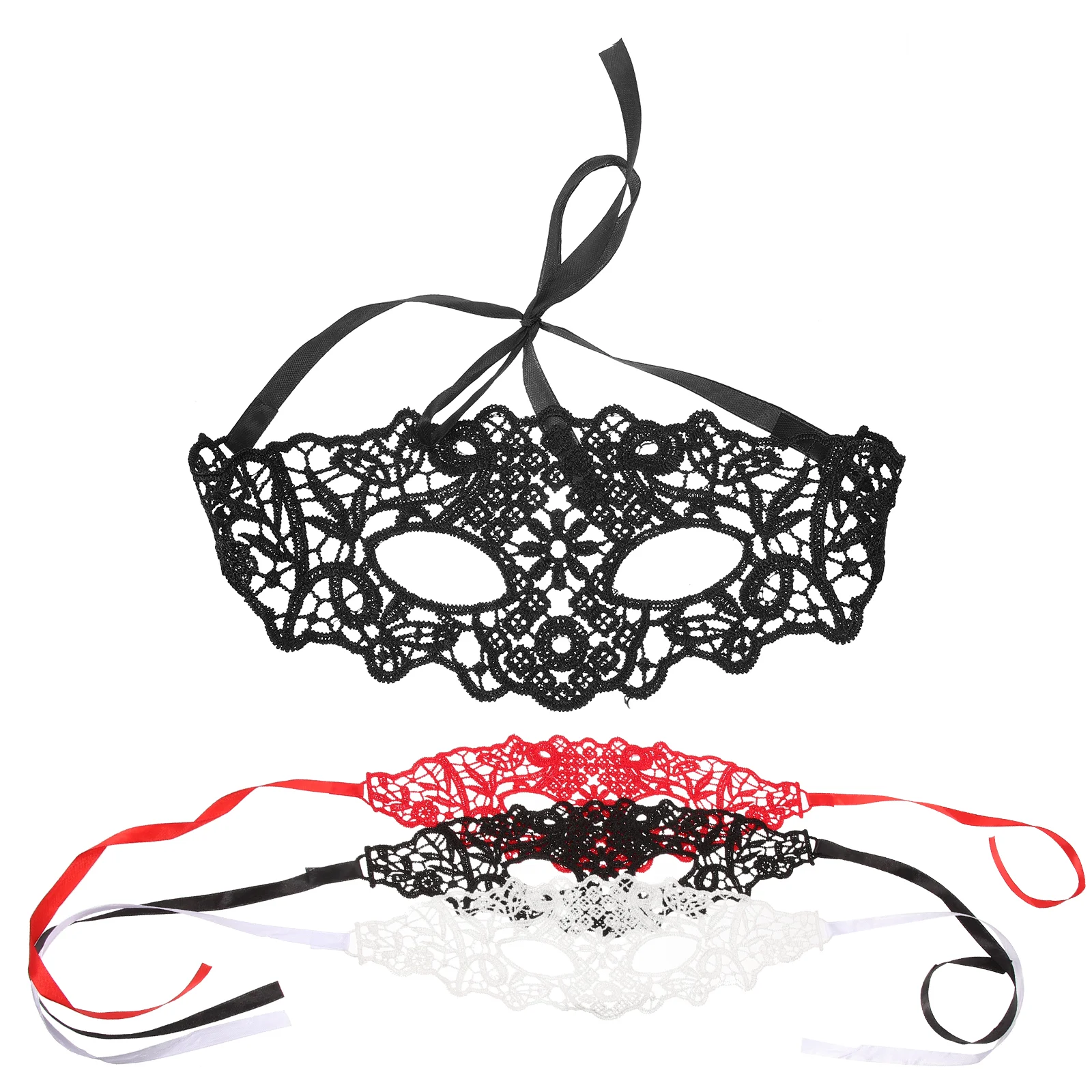 

4pcs Lace Masks Women Masquerade Party Masks Cosplay Mask Props for Carnival Prom