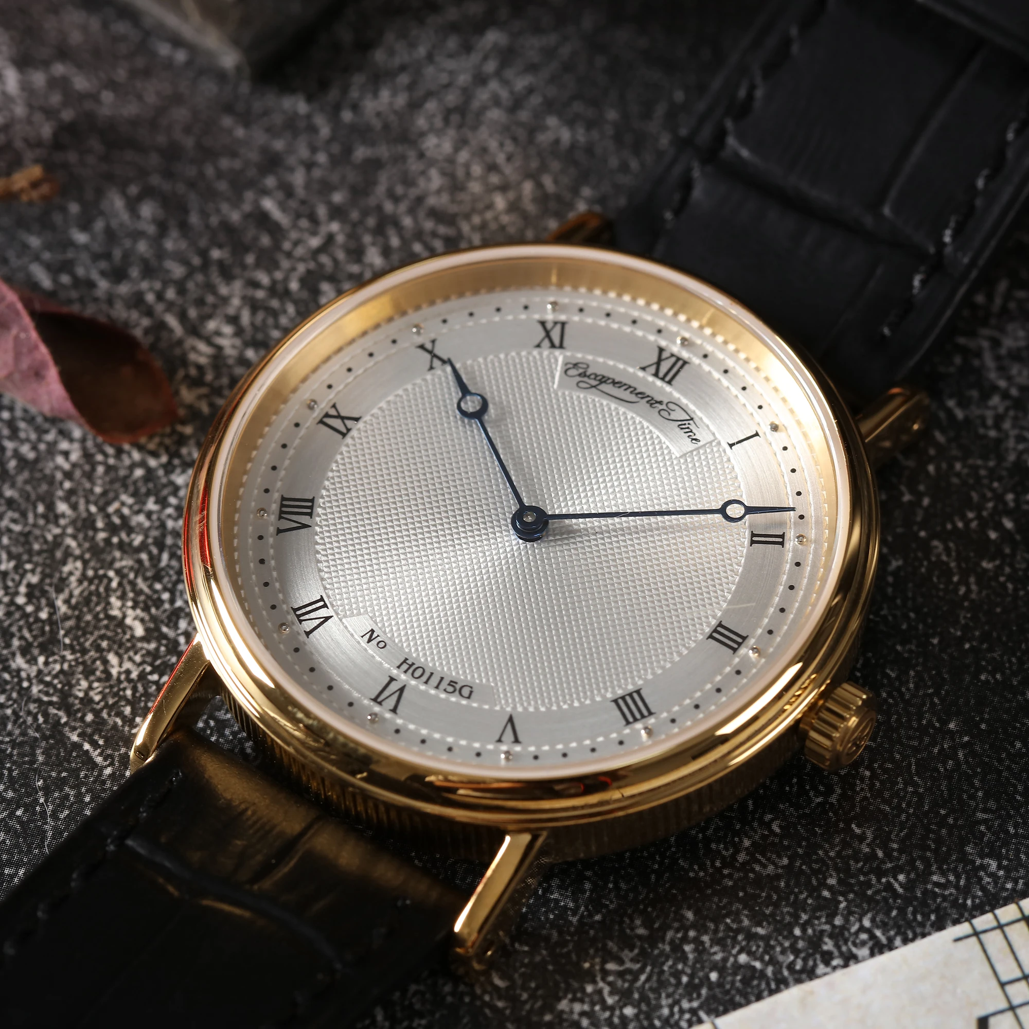 Escapement Time】Quartz Movement Watch 38.5mm Case