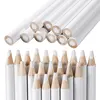 100pcs 8.5cm Wood Nail Art Wax Pencil Rhinestones Gem Picker pen Crystal Dotting Tools Manicure Decorations White NAB061 1