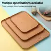 Nordic PP Pallet Plastic Tray Food Bread Pan Rectangular Storage Household Kitchen Supplies Hotel Service Tray Dessert 4