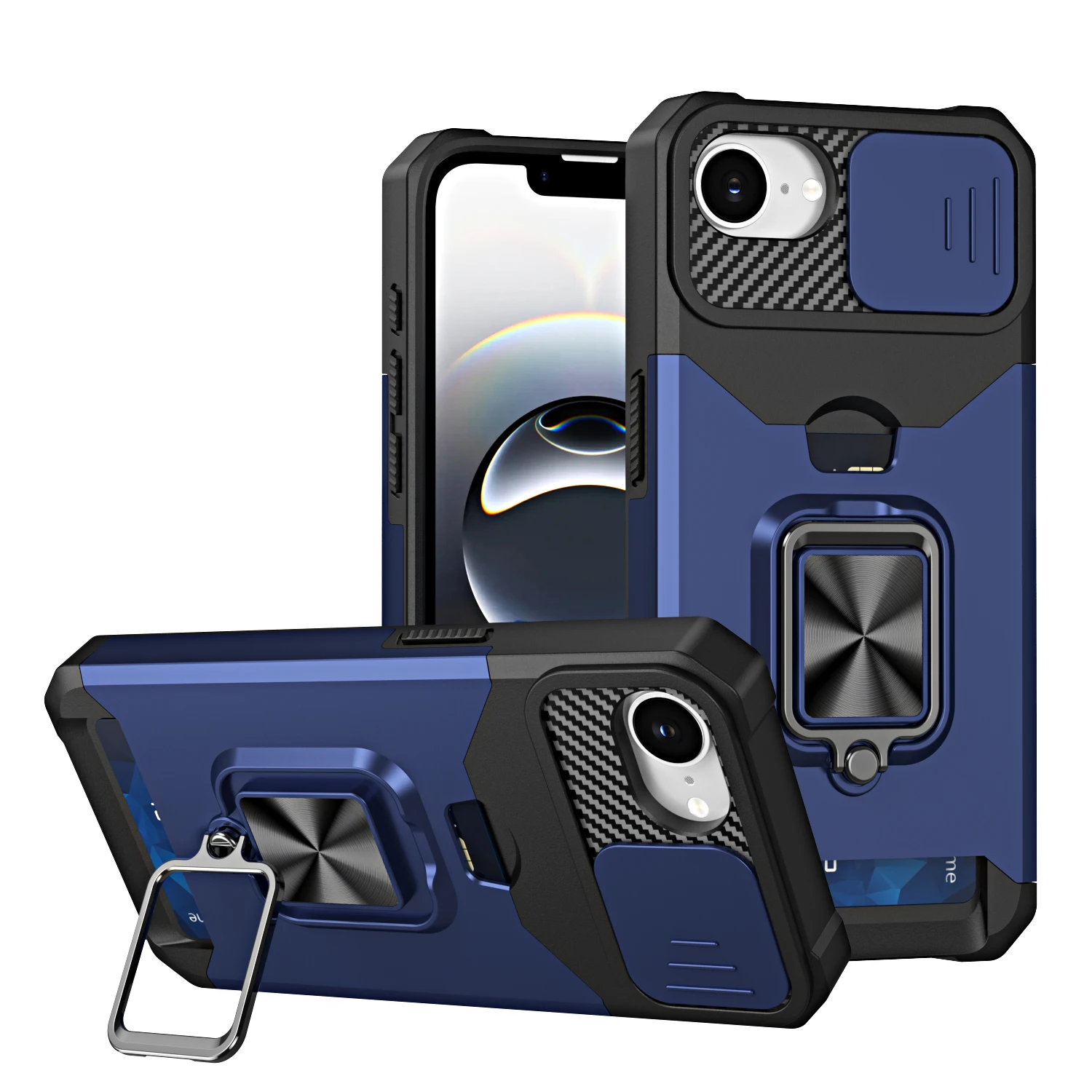Heavy Duty Camera and Card Clip Case with Sliding Cover